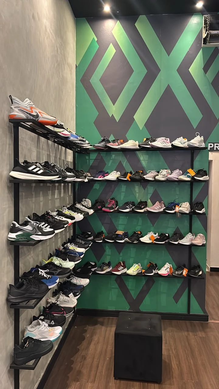 Fachada da loja Outlet Fitness em Rio Preto